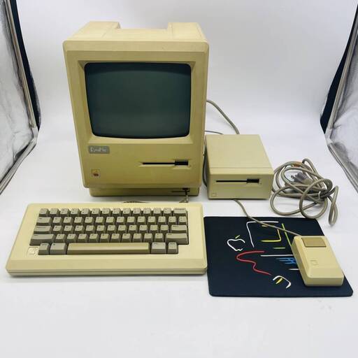 【激レア、完全セット】 Dyna Mac パソコン　Macintosh M0001W 512K