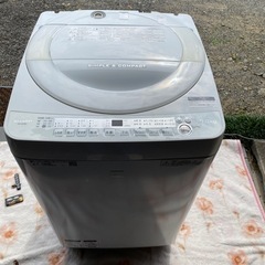 【取引者決定】シャープ　2018年　7.0kg ES-G7E5 洗濯機