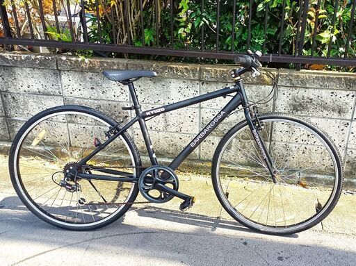 ★カッコいい黒‼お届け可！★ KYUZO BARBAROSSA  700×35C　シマノ6段ギア ☆カッコいい黒‼お届け可！☆ KYUZO BARBAROSSA 700×35C シマノ6