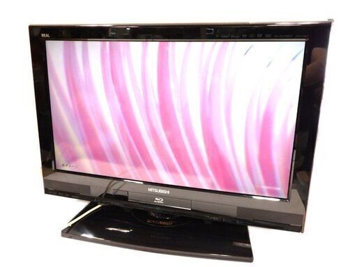 新札幌発 MITSUBISHI/三菱 REAL/リアル 26型液晶テレビ LCD-26BHR400 2010年製 リモコン付 ブルーレイ対応 外付けHDD対応 / 1234