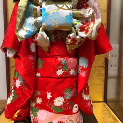 美品 特選 市松人形 ケース付き 女の子 1体