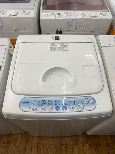 格安洗濯機!!　4.2kg　No.2823　東芝　2008年製　AW-104(W)　【リサイクルショップどりーむ鹿大前店】