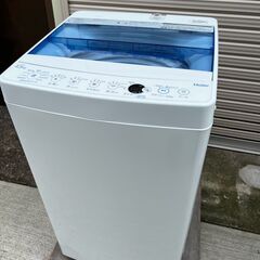 【ネット決済・配送可】ハイアール　洗濯機　JW-C45CK　20...