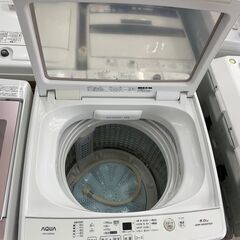洗濯機 8kg No.2822 2019年製 アクア AQW-GV80G(W) 【リサイクル 