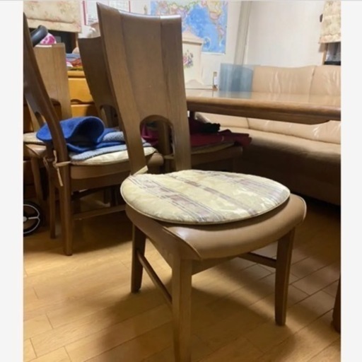 カリモク　テーブル　椅子　セット