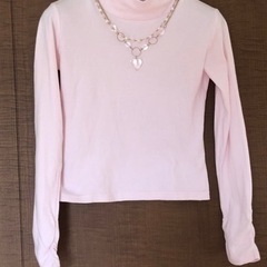 ＢＬーSＵＥ 150cm　ピンク長袖Tシャツ☆ハイネック　…