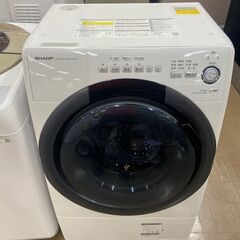 シャープ　ES-S7D-WL　ドラム式洗濯機　中古品　2019年