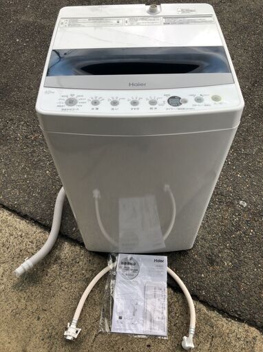 Haier 全自動電気洗濯機 4.5kg JW-C45D 2021年製 J10022