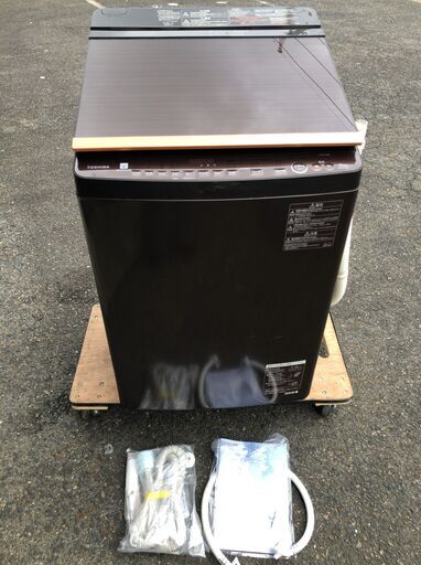 TOSHIBA 全自動洗濯機＋乾燥機 AW-10SV6 10kg 2018年製 J10024