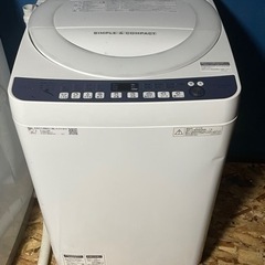 SHARP 7キロ洗濯機　ES-T710-W