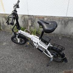 【値下げ】48v フル電動自転車　mobi-bike　white...