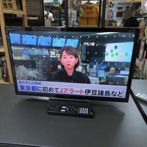 SONY/ソニー BRAVIA ブラビア 24型液晶テレビ KJ-24W450D 2016年製 リモコン付│江別市のリサイクルショップドロップ