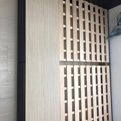 ワイドダブルベッドセット フランスベッド ベッドフレーム 定価94600円 マットレス定価73700円 ベット💳自社配送時🌟代引き可💳※現金、クレジット、スマホ決済対応※