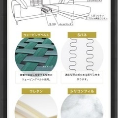 カウチソファ　ブルー　イーカグライフ