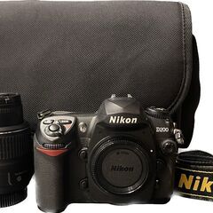 【初心者セット】Nikon ニコン D200　新品級　純正レンズセット SDカード カメラバッグ 一眼レフ