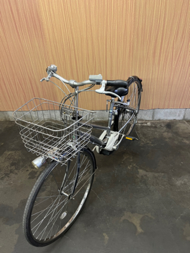 格安‼️ 電動自転車 YAMAHA パスシティSリチウム 銀 27インチ 6.0Ah