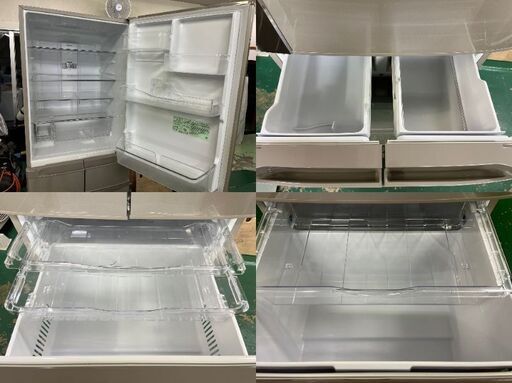★日立★R-K42F 自動製氷機 5D冷蔵庫 2016年 415L HITACHI ビック＆スリム キッチン 生活家電