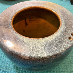 ５０年代(昭和レトロ)陶器の火鉢(実用品)