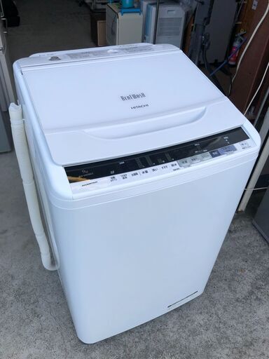 【動作保証あり】HITACHI ビートウォッシュ 2018年 BW-V90BE5 9.0g 洗濯機【管理KRS498】