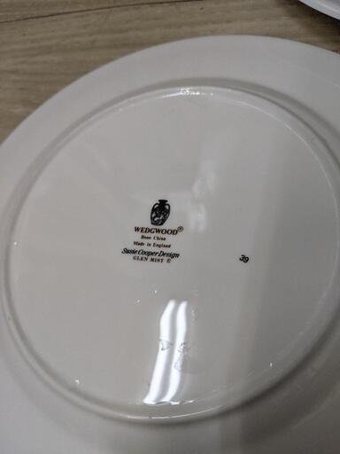 WEDGEWOOD ウェッジウッド グレンミスト プレート 中皿 黒壺 ス