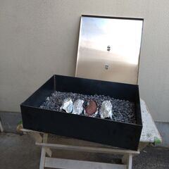 やきいも　石焼き芋　ガスグリラー用　鉄板釜　新製品　イベントに　アウトドアに　バーベキューに　独立開業　サツマイモ