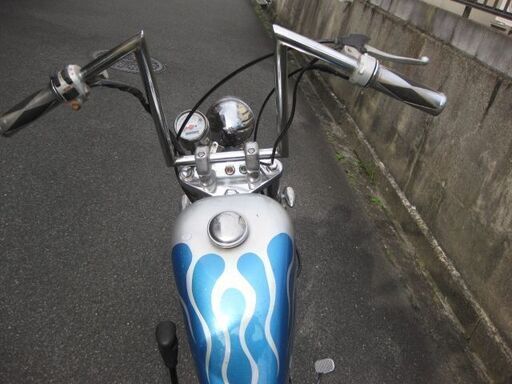 □JAZZ ジャズ チョッパー 75CCボアアップ 12V セル付き バック