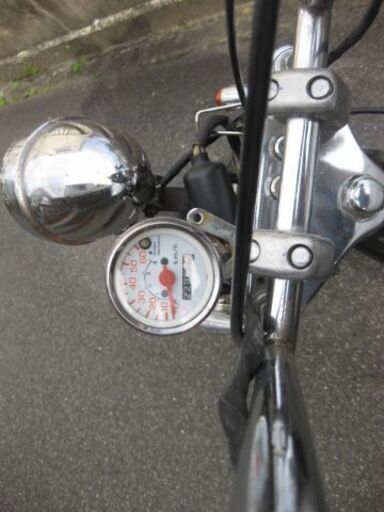 □JAZZ ジャズ チョッパー 75CCボアアップ 12V セル付き バック