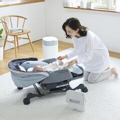 【1〜2ヶ月使用】コンビ ホワイトレーベル ネムリラ AUTO SWING BEDi Long スリープシェル EG他おまけ