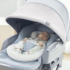 【1〜2ヶ月使用】コンビ ホワイトレーベル ネムリラ AUTO SWING BEDi Long スリープシェル EG他おまけ