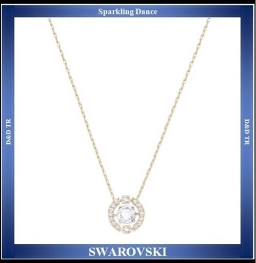 スワロフスキー　ダンシングネックレス　ピアス　セット