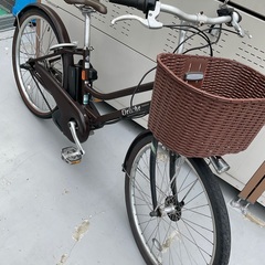 オシャレで可愛い電動アシスト自転車　電動自転車　ママチャリ