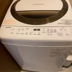 洗濯機/TOSHIBA AW-6D6