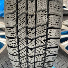 21年製★中古★グッドイヤー アイスナビ8★155/65R14★軽自動車ワゴンＲ・タント等★アルミホイール4本セット