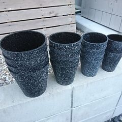 【値下げ】植木鉢 4サイズ・4個組