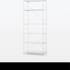 【確約】無印良品　スチールユニットシェルフ　スチール棚セット