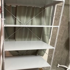 【確約】無印良品　スチールユニットシェルフ　スチール棚セット