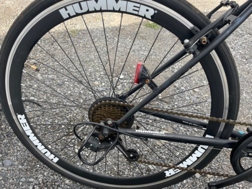 ○HUMMER ハマー /クロスバイク 700C ディープリム○18段変速