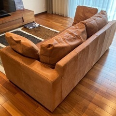 本革　ソファ　