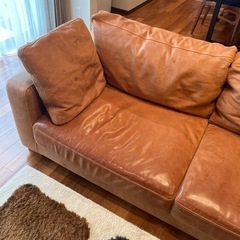 本革　ソファ　