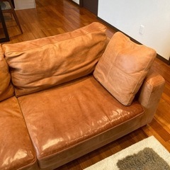 本革　ソファ　