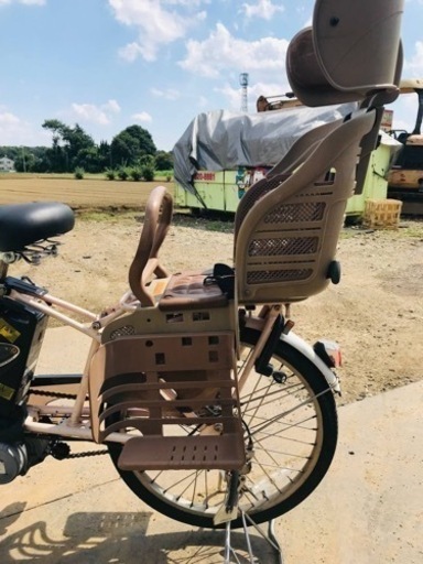⑤2465番 電動自転車 2465パナソニック16アンペア 3人乗り対応子供乗せ