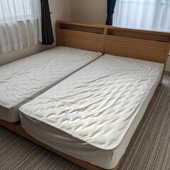 France BeDシングルマット・フレーム2台セット