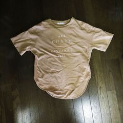 【コットン100】ロゴオーバーTシャツ