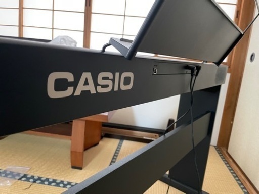 (新品同様2021年製)カシオ　CASIO　電子ピアノ  [88鍵盤]　CDP-S110BKとスタンドCS-46Pセット 2021年製