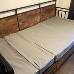 ※決まりました　ニトリ　ベッド　デイベッドステイン