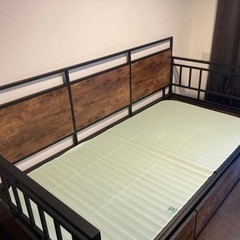 ※決まりました　ニトリ　ベッド　デイベッドステイン