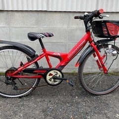【ネット決済】子供用自転車　エクスプレスジュニア　24インチ 6段変速