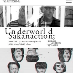 Underworld×サカナクション　10/5チケット2枚