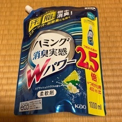 ハミング消臭実感Wパワー 柔軟剤 1000ml