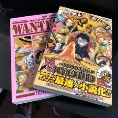 ONE PIECE『GOLD小説』&『WANTED』2冊セット